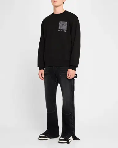 AMIRI Men's Skel Low-Top Leather Sneakers | Thumbnail 3 AMIRI Men's Skel Low-Top Leather Sneakers | Thumbnail 3