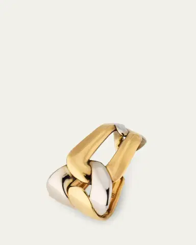 McQueen Double Chain Ring | Thumbnail 4