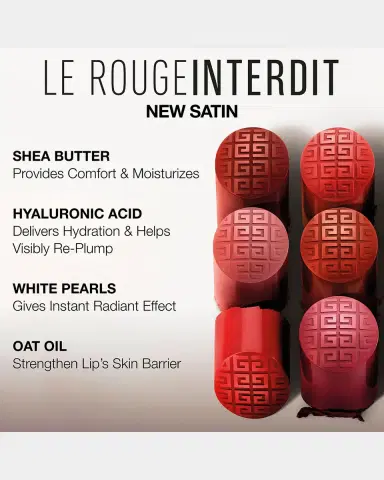 Givenchy Le Rouge Interdit Satin Lipstick | Thumbnail 3