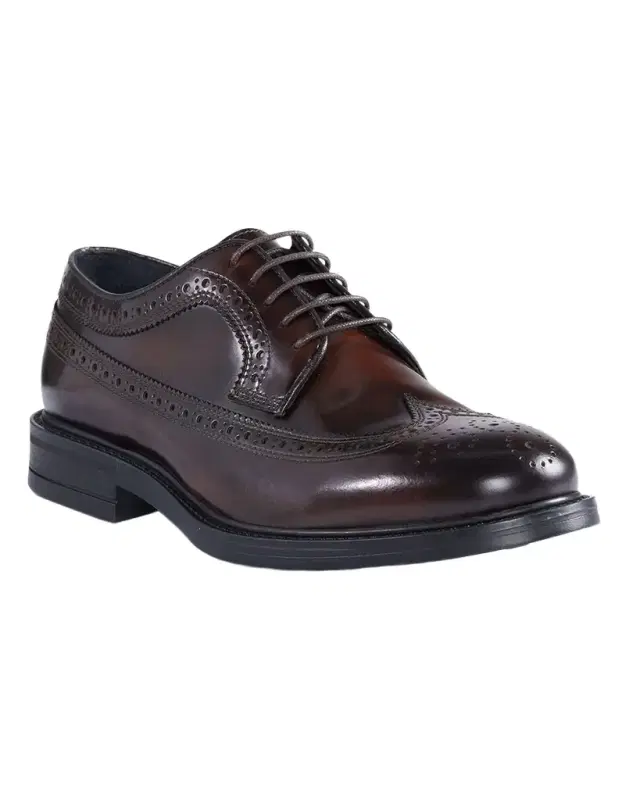 Men 's Maxwell Wingtip Brogue Leather Derby Shoes