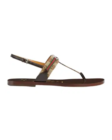 Gucci Kika GG Flat Thong Slingback Sandals | Thumbnail 1 Gucci Kika GG Flat Thong Slingback Sandals | Thumbnail 1