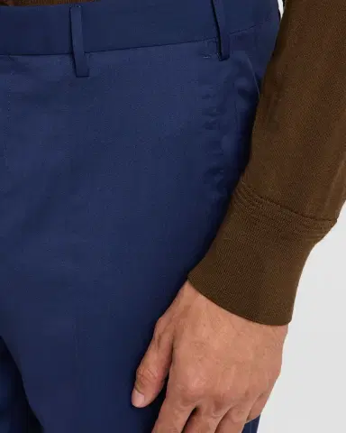 ZANELLA Men's Parker Platinum Super 130s Trousers | Thumbnail 4 ZANELLA Men's Parker Platinum Super 130s Trousers | Thumbnail 4