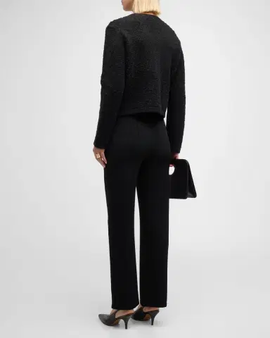 St. John Santiago Knit Straight-Leg Pants | Thumbnail 7