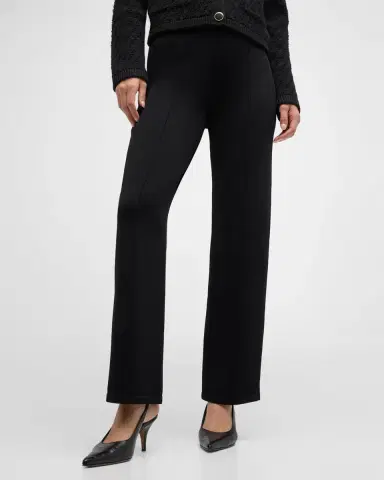 St. John Santiago Knit Straight-Leg Pants | Thumbnail 8