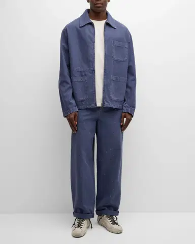 Golden Goose Men's Journey Dyed Workwear Jacket | Thumbnail 2 Golden Goose Men's Journey Dyed Workwear Jacket | Thumbnail 2