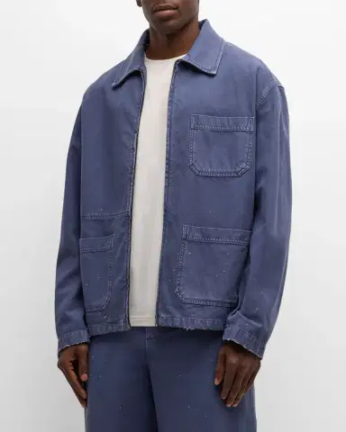 Golden Goose Men's Journey Dyed Workwear Jacket | Thumbnail 4 Golden Goose Men's Journey Dyed Workwear Jacket | Thumbnail 4