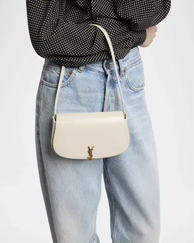 Saint Laurent Voltaire Mini YSL Flap Leather Shoulder Bag | Thumbnail 19 Saint Laurent Voltaire Mini YSL Flap Leather Shoulder Bag | Thumbnail 19