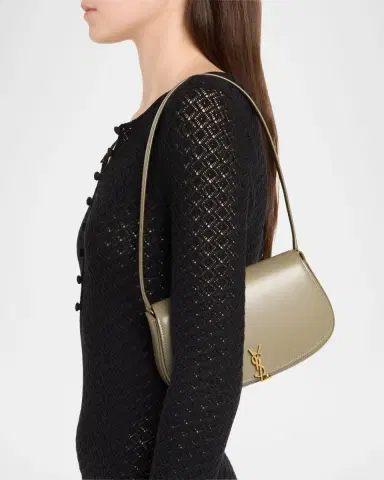 Saint Laurent Voltaire Mini YSL Flap Leather Shoulder Bag | Thumbnail 22 Saint Laurent Voltaire Mini YSL Flap Leather Shoulder Bag | Thumbnail 22