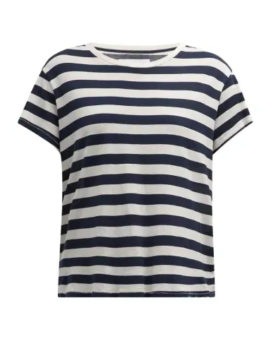 Nili Lotan Brady Striped Short-Sleeve T-Shirt | Thumbnail 1