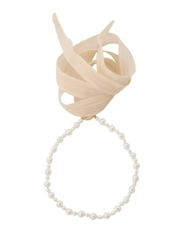 14K Yellow Gold and Silk Choker Necklace with 4-6mm Freshwater Pearls