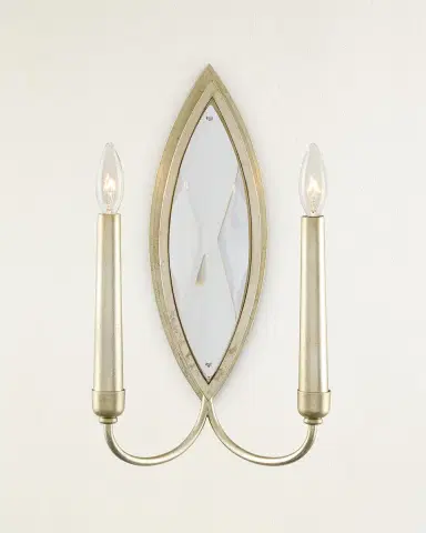 John-Richard Collection Petaline 17" 2-Light Wall Sconce | Thumbnail 2