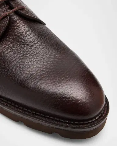 John Lobb Men's Alder Grained Leather Hiking Boots | Thumbnail 3 John Lobb Men's Alder Grained Leather Hiking Boots | Thumbnail 3
