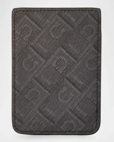 Ferragamo Men's Monogram MagSafe Card Holder | Thumbnail 3 Ferragamo Men's Monogram MagSafe Card Holder | Thumbnail 3