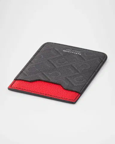 Ferragamo Men's Monogram MagSafe Card Holder | Thumbnail 4 Ferragamo Men's Monogram MagSafe Card Holder | Thumbnail 4
