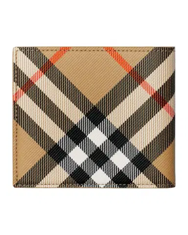Burberry Men's Check Bifold Wallet | Thumbnail 1 Burberry Men's Check Bifold Wallet | Thumbnail 1