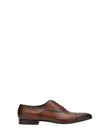 Santoni Men's Darian Calfskin Leather Oxfords | Thumbnail 1