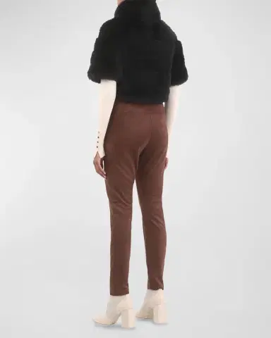 Gorski Reversible Merinillo Lamb Shearling Bolero Jacket With Cropped Sleeves | Thumbnail 20