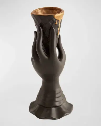 Jonathan Adler Gilded I-Scream Bud Vase | Thumbnail 3
