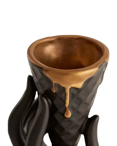 Jonathan Adler Gilded I-Scream Bud Vase | Thumbnail 1