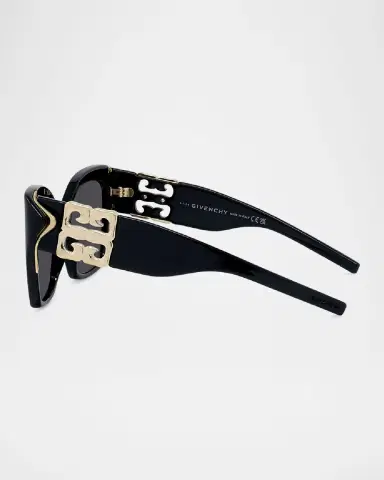 Givenchy 4G Liquid Square Plastic & Nylon Sunglasses | Thumbnail 3 Givenchy 4G Liquid Square Plastic & Nylon Sunglasses | Thumbnail 3
