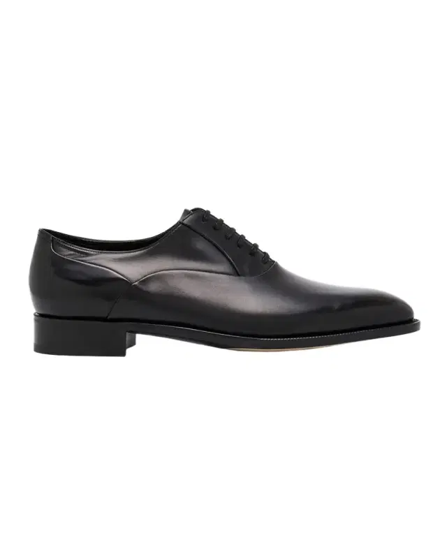 Men 's Edgar Leather Oxford Derby Shoes with Shoe Tree