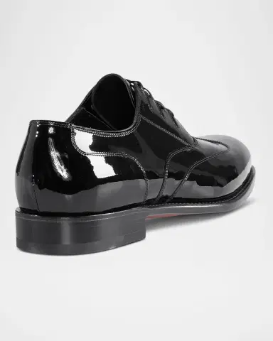 Paul Stuart Men's Solane Patent Derby Shoes | Thumbnail 3 Paul Stuart Men's Solane Patent Derby Shoes | Thumbnail 3