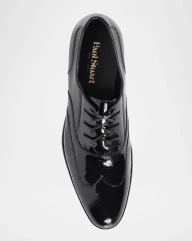 Paul Stuart Men's Solane Patent Derby Shoes | Thumbnail 4 Paul Stuart Men's Solane Patent Derby Shoes | Thumbnail 4
