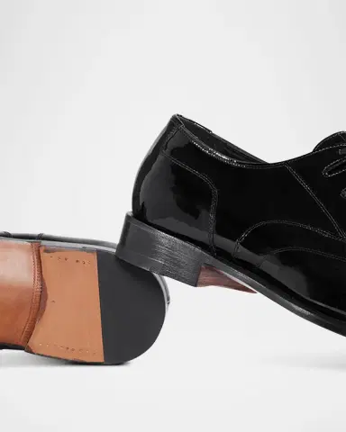 Paul Stuart Men's Solane Patent Derby Shoes | Thumbnail 5 Paul Stuart Men's Solane Patent Derby Shoes | Thumbnail 5