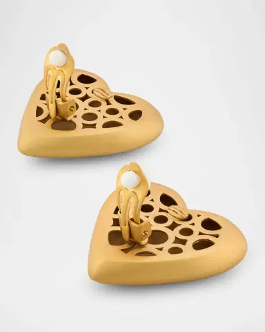 Dolce & Gabbana Heart DG Earrings | Thumbnail 4