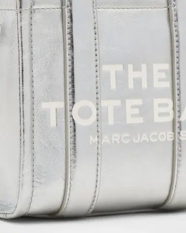 Marc Jacobs The Metallic Leather Crossbody Tote Bag | Thumbnail 4