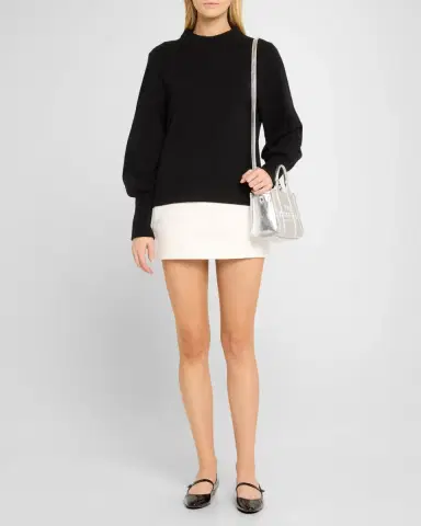 Marc Jacobs The Metallic Leather Crossbody Tote Bag | Thumbnail 5