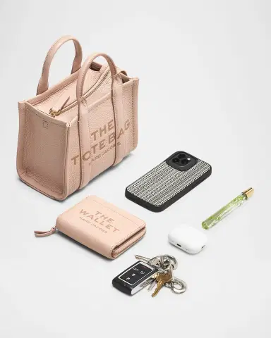 Marc Jacobs The Metallic Leather Crossbody Tote Bag | Thumbnail 8