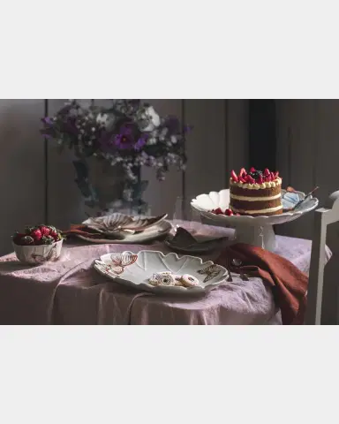 Bordallo Pinheiro Cloudy Butterflies Platter by Claudia Schiffer | Thumbnail 2 Bordallo Pinheiro Cloudy Butterflies Platter by Claudia Schiffer | Thumbnail 2