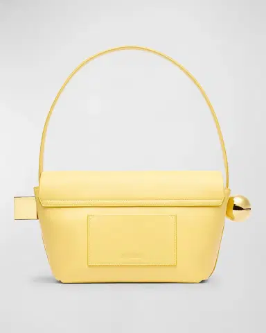 Jacquemus Le Rond Carre Leather Shoulder Bag | Thumbnail 3 Jacquemus Le Rond Carre Leather Shoulder Bag | Thumbnail 3