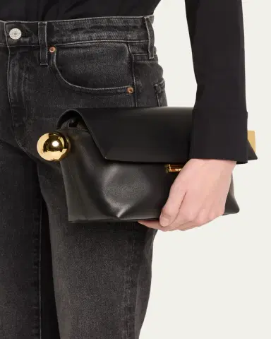 Jacquemus Le Rond Carre Leather Shoulder Bag | Thumbnail 9 Jacquemus Le Rond Carre Leather Shoulder Bag | Thumbnail 9