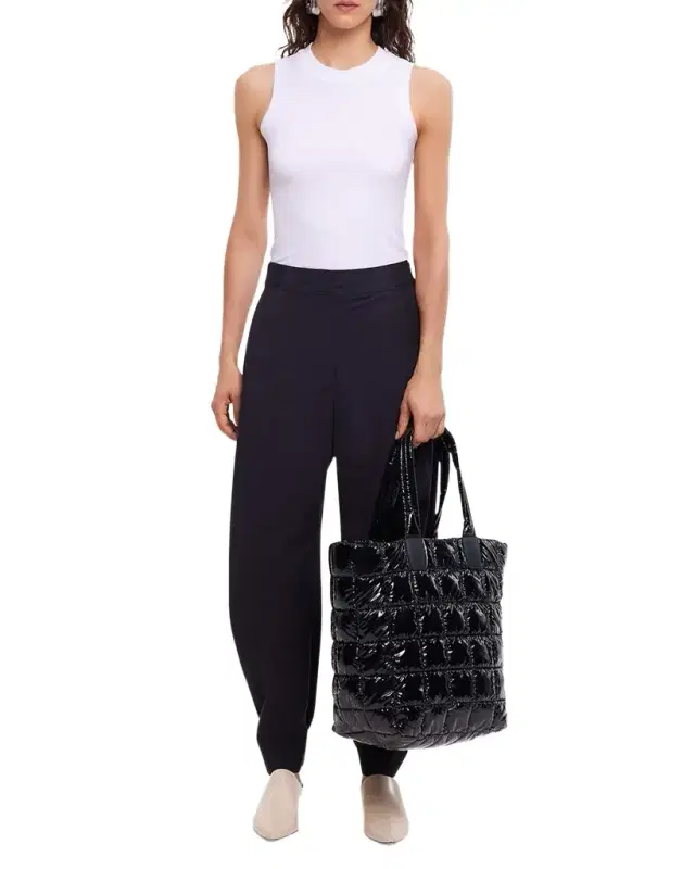Porter Quilted Vinyl Tote Bag