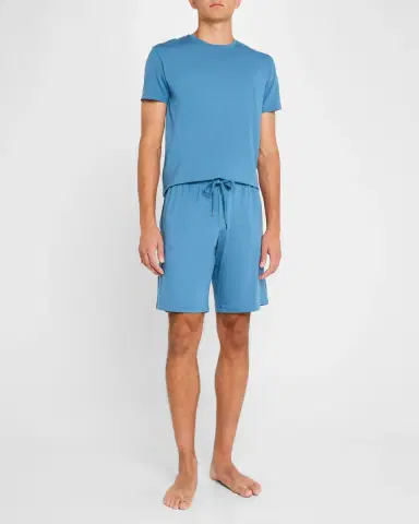 Derek Rose Men's Basel Micromodal Crewneck T-Shirt | Thumbnail 2 Derek Rose Men's Basel Micromodal Crewneck T-Shirt | Thumbnail 2