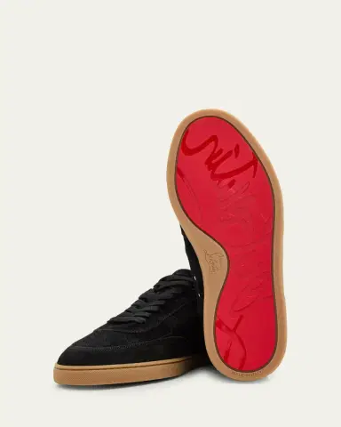 Christian Louboutin Men's Tutti Rui Suede Low-Top Sneakers | Thumbnail 13 Christian Louboutin Men's Tutti Rui Suede Low-Top Sneakers | Thumbnail 13