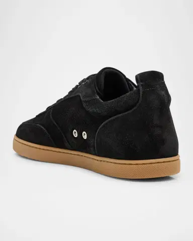 Christian Louboutin Men's Tutti Rui Suede Low-Top Sneakers | Thumbnail 3 Christian Louboutin Men's Tutti Rui Suede Low-Top Sneakers | Thumbnail 3