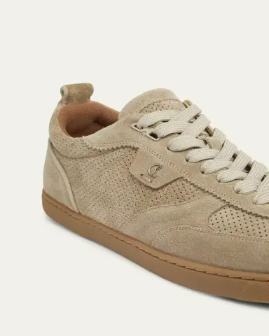 Christian Louboutin Men's Tutti Rui Suede Low-Top Sneakers | Thumbnail 8 Christian Louboutin Men's Tutti Rui Suede Low-Top Sneakers | Thumbnail 8
