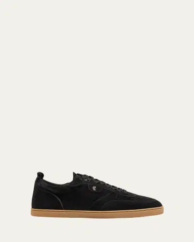 Christian Louboutin Men's Tutti Rui Suede Low-Top Sneakers | Thumbnail 9 Christian Louboutin Men's Tutti Rui Suede Low-Top Sneakers | Thumbnail 9