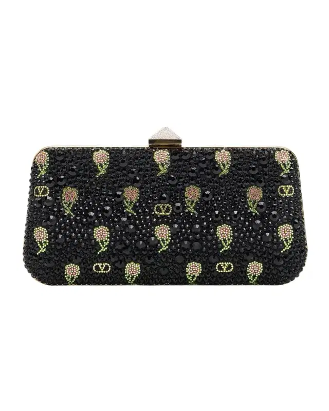 Carry Secrets VLOGO Flower Crystals Minaudiere