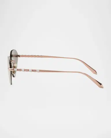 BVLGARI Serpenti Rimless Cat-Eye Sunglasses | Thumbnail 3 BVLGARI Serpenti Rimless Cat-Eye Sunglasses | Thumbnail 3