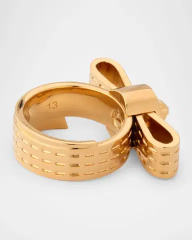 Versace Medusa Bow Ring | Thumbnail 4