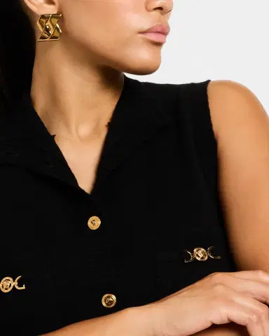 Versace Bind Earrings | Thumbnail 5