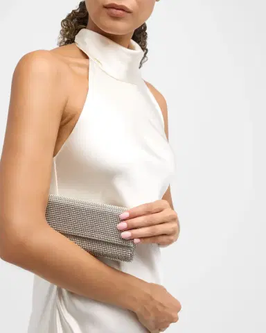 Whiting & Davis Pyramid Envelope Mesh Clutch Bag | Thumbnail 4 Whiting & Davis Pyramid Envelope Mesh Clutch Bag | Thumbnail 4
