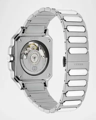 Gucci G-Flat Stainless Steel Bracelet Watch, 36mm | Thumbnail 4 Gucci G-Flat Stainless Steel Bracelet Watch, 36mm | Thumbnail 4