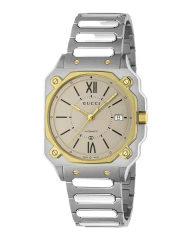Gucci G-Flat Two-Tone Bracelet Watch, 36mm | Thumbnail 1 Gucci G-Flat Two-Tone Bracelet Watch, 36mm | Thumbnail 1