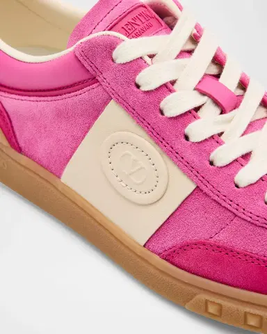 Valentino Garavani Upvillage Mixed Leather Low-Top Sneakers | Thumbnail 6 Valentino Garavani Upvillage Mixed Leather Low-Top Sneakers | Thumbnail 6