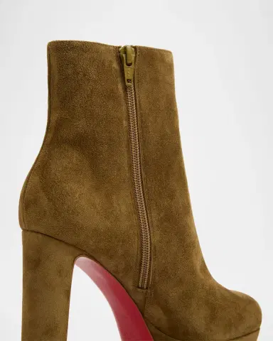 Christian Louboutin 55mm Loo Suede Ankle Booties | Thumbnail 2